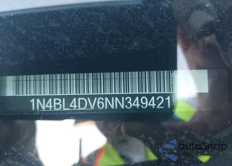 2022 Nissan Altima Sv Fwd from USA, damaged, VIN 1N4BL4DV6NN349421